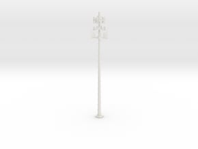 Cell Tower 110ft - HO 87:1 Scale in White Natural Versatile Plastic