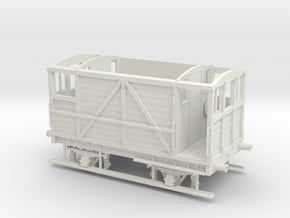 Furness Railway/LMS/British Railways 10-12ton Brak in White Natural Versatile Plastic