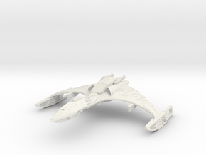 Klingon Kronos Class  Bird of Prey in White Natural Versatile Plastic