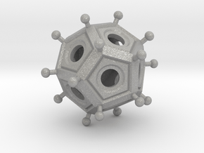 Roman Dodecahedron  in Aluminum