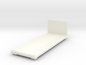 Krok Maskinflak Kort 135mm tekno in White Processed Versatile Plastic