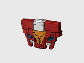 Sparky chest plate for POTP Inferno in White Processed Versatile Plastic