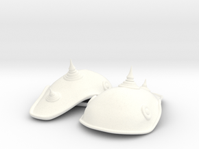 ELEPHANT HEAD ARMOR 3x2  in White Processed Versatile Plastic