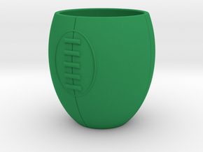 Espresso Rugby in Green Processed Versatile Plastic