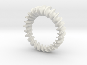 Swirl in White Natural Versatile Plastic