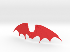 Repto Demon Wings in Red Processed Versatile Plastic