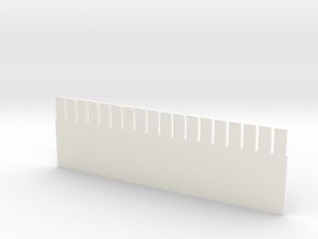 162mm comb in White Processed Versatile Plastic
