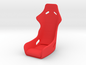 1/10 RACE SEAT in Red Processed Versatile Plastic