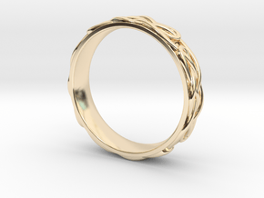 Ornament ring 1 in 14K Yellow Gold: 5.5 / 50.25