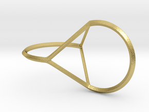 Oloid Minima in Natural Brass