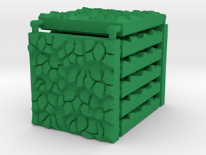 3x3 Hedge Tile Set in Green Processed Versatile Plastic
