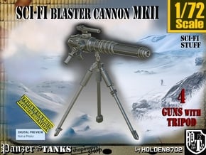 1/72 Sci-Fi Blaster Cannon MkII Set001 in Tan Fine Detail Plastic