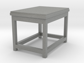 Basic End Table Tabletop Prop in Gray PA12