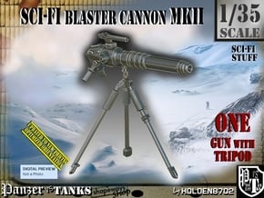 1/35 Sci-Fi Blaster Cannon MkII Set001 in Tan Fine Detail Plastic