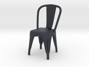 Miniature Tolix Chair - Tolix in Black PA12: 1:12