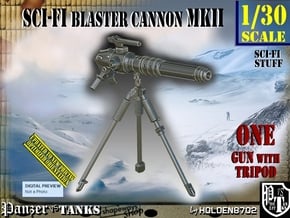 1/30 Sci-Fi Blaster Cannon MkII Set001 in Tan Fine Detail Plastic
