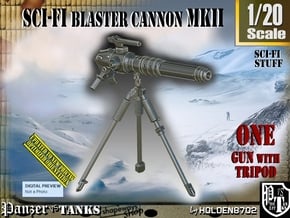 1/20 Sci-Fi Blaster Cannon MkII Set001 in Tan Fine Detail Plastic