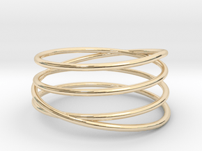 Spiral Band in 14K Yellow Gold