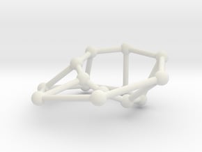 Möbius ladder M_14 in White Natural Versatile Plastic