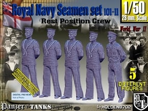 1/50 RN Seamen Rest Set101-11 in Tan Fine Detail Plastic