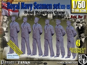 1/50 RN Seamen Rest Set101-15 in Tan Fine Detail Plastic