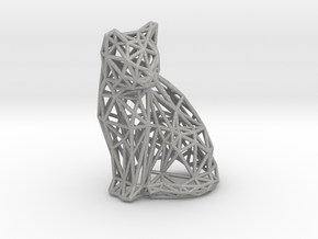 Sitting cat in Aluminum