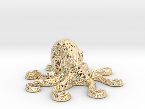 Octopus in 14k Gold Plated Brass