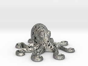 Octopus in Natural Silver