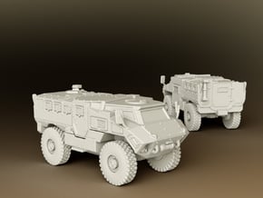 MRAP RG35 MIV Scale: 1:200 in Tan Fine Detail Plastic