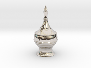 Inscent Burner #1 in Rhodium Plated Brass