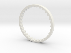 TM VSR-10 cylinder guide rings in White Natural Versatile Plastic