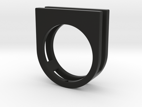 Ring - Equalit in Black Premium Versatile Plastic: 6 / 51.5