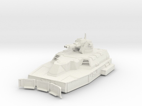 Heavy Hover Tank - Autocannons in White Natural Versatile Plastic
