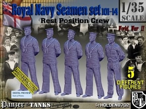 1/35 RN Seamen Rest Set101-14 in Tan Fine Detail Plastic