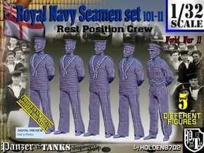 1/32 RN Seamen Rest Set101-11 in Tan Fine Detail Plastic