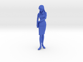 1/12 Lady Officer in Uniform in Blue Processed Versatile Plastic