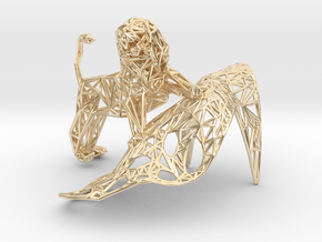 Lion in 14k Gold Plated Brass