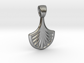 Palm [pendant] in Polished Silver