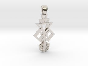 Art deco composition [pendant] in Platinum