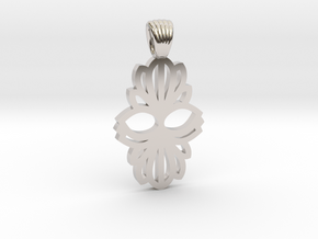 Art Deco double flower [pendant] in Platinum