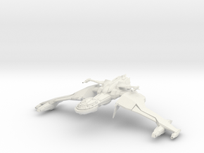 Klingon Korlas Class Battleship 12.2"  in White Natural Versatile Plastic