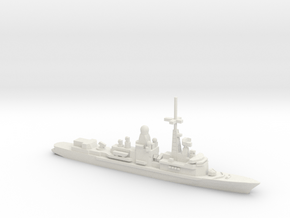 Cassard-class frigate, 1/2400 in White Natural Versatile Plastic