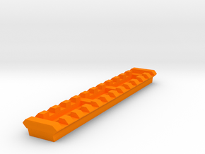 Picatinny Rail for G3 T3 SAS Reinforced Handguard  in Orange Processed Versatile Plastic