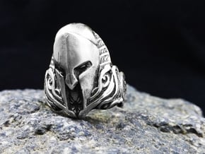 Spartan Ring in Antique Silver