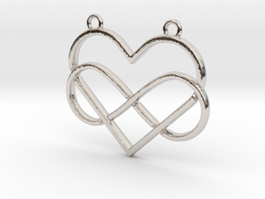 Infinite and heart intertwined in Platinum