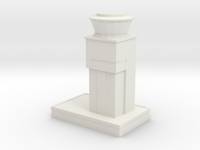 London Southend Airport Control Tower in White Natural Versatile Plastic