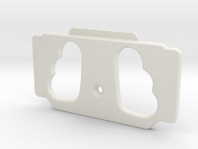 Mobile Device Mounting Plate for DJI Mavic Pro 2 C in White Natural Versatile Plastic