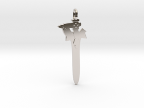 Sword Art Online Epée Kirito pendentif in Platinum