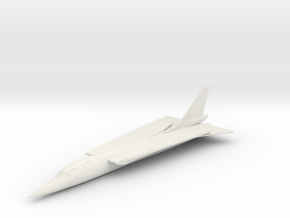 Republic TFX Fighter Proposal in White Natural Versatile Plastic: 1:200