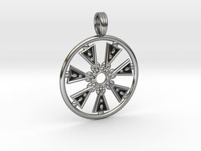 CHAKRA SEED in Antique Silver